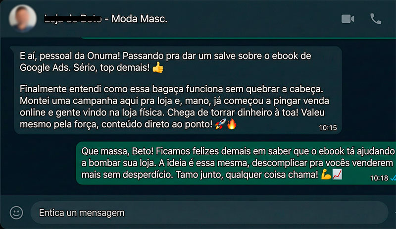 Feedback de cliente